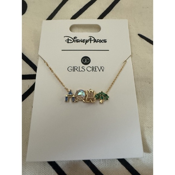 Disney Parks Walt Disney World Attractions Icons Necklace By Girls Crew New